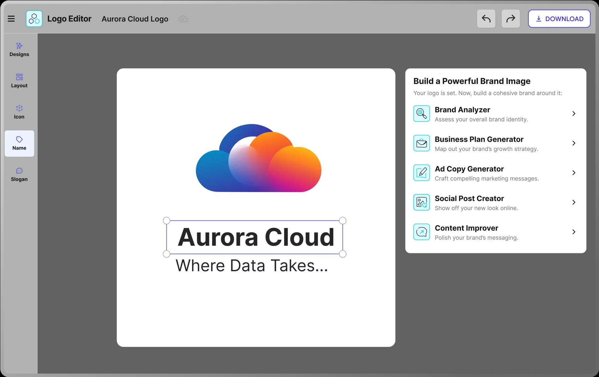 AI <span>Logo Generator</span><br/>for your brand